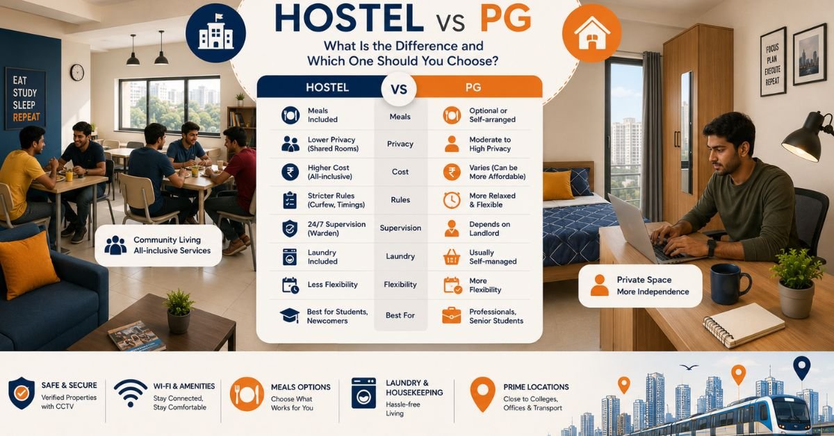 Hostel vs PG